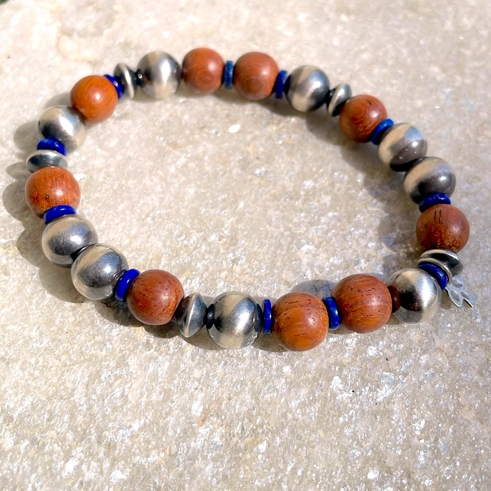 New! Sundance Men’s Wood Splitter Bracelet Retail $128.